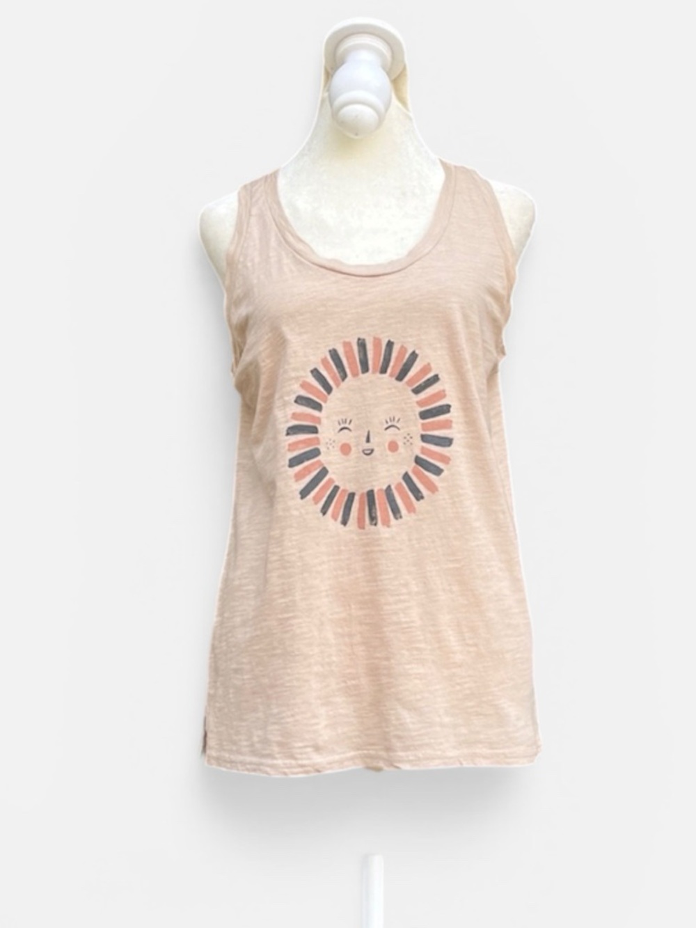 Rylee + Cru Sun Graphic Sleeveless Tank Size Small